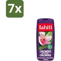 Tahiti 7 x – Douchegel – Orchidee - 315 ml - Douchegel Orchidee - Orchidee Geur - Douchegel Voor Huidverzorging - Bloemige Geur - Zachte Douchegel