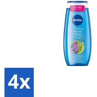 Nivea – Douchegel – Creme Mood Detox – 250 ml - Voordeelverpakking - 4 stuks