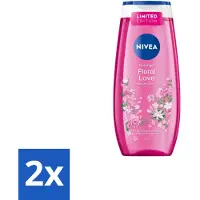 Nivea – Douchegel – Floral Love – 250 ml - Voordeelverpakking - 2 stuks