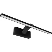Strühm LIMBA LED - Wandlamp - Spiegelverlichting - Schilderijverlichting - Rechthoek 11W - 1560Lumen - 3CCT Aanpasbare Licht kleuren 3000K 4000K 6000K - Zwart - 505mm - IP20