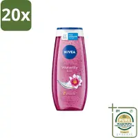 Nivea 20 x – Douchegel – Waterlily & Oil – 250 ml - Grootverpakking - Douchegel - Waterlelie - Huidverzorging - Mild Reinigen - Huidcomfort