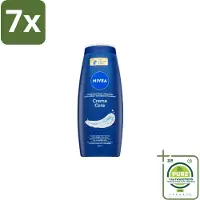 Nivea 7 x – Douchegel – Creme Care – 650 ml - Grootverpakking - Douchegel - Huidverzorging - Amandelolie - Druivenpitolie - Vochtbalans