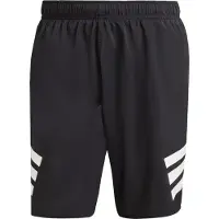 Adidas Boardshorts '3-Stripes 8-Inch' zwart / wit