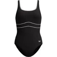 Speedo Shaping Contoureclipse Swimsuit Zwart UK 36 Vrouw