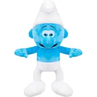 De Smurfen Vrolijke Smurf - Pluche Knuffel 34 cm