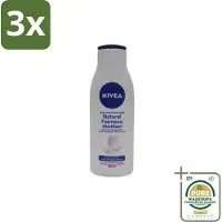 Nivea 3 x – Bodylotion – Natural Fairness Clarifiant – 400 ml - Grootverpakking - Bodylotion - Huidverlichting - Huidtint Gelijkmatig Maken - Natuurlijke Huidglans - Huidhydratatie