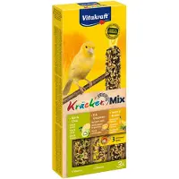 Vitakraft Vogelsnack Kräcker Mix Kanarie Ei/kiwi/banaan 3 Stuks