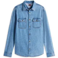 Tommy Hilfiger Overhemd blauw denim