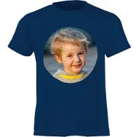 Yoursurprise T-shirt voor kinderen bedrukken - Navy - 8 jaar