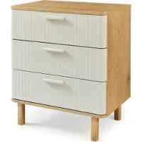 En.casa Commode Ferrersp 70x60x40 cm eikenkleurig havermout en naturel []