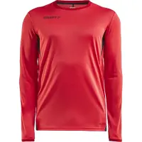 Craft Tennisshirt Men Pro Control Impact LS Tee M Bright Red Black-XL
