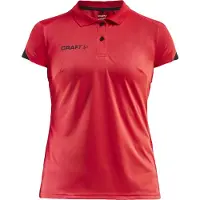 Craft Tennisshirt Women Pro Control Impact Polo W Bright Red Black-L