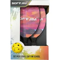 Softjim Set Pickleball Paddle Veelkleurig