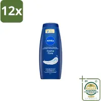 Nivea – Douchegel – Creme Care – 650 ml - Voordeelverpakking - 12 stuks - Amandelolie - Druivenpitolie