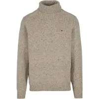 FYNCH-HATTON Trui marine / lichtbruin / wolwit