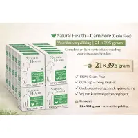 Natural Health Dog Steamed Carnivore Chicken - 21x 395gram