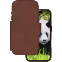 dbramante1928 Lynge iPhone 17 Pro Book Case Leer met MagSafe Bruin