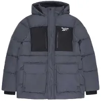 Reebok Heren RB1577 Donzen Jas (Houtskool)