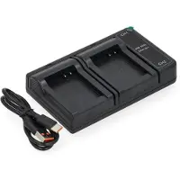 123accu Canon NB-10L USB-C double slot oplader (8.4V, 0.7A, huismerk)
