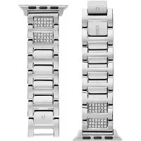 GUESS Apple Band (38Mm-40Mm) Horlogebanden Zilverkleurig Armband Gemaakt Van 100% Roestvrij Staal Not Applicable CS2016S1, CS2016S2