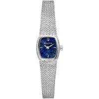 Bulova Goddess Of Time Dames Horloge Zilverkleurig 96L343