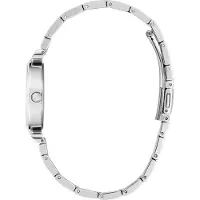 GUESS Analoog horloge zwart / zilver / transparant