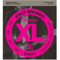D'Addario ENR71 Bassnaren Half Rounds (45-100) Regular Light