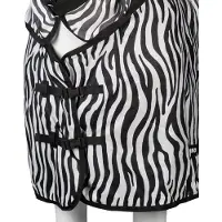 Horka Anti-vliegen Rijdeken Met Hals Zebraprint Maat 115/165