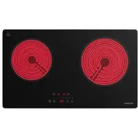 Klarstein CeramEase Slim VTC kookplaat | glaskeramiek | 2 kookplaten | 4 kW | touch | timer