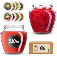 Kadax Amphora Pot Ø82 510ml + Deksel Ø82