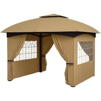 4Goodz Paviljoen pergola classic 335 cm met ventilatiedak -