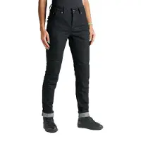 Pando Moto Kissaki Arm 01 Dames Slim Fit Motorjeans Maat W30/L34