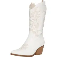 Salinyang Cowboylaarzen wit