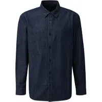 QS Overhemd blauw denim