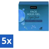 Sence – Dagcrème – Aqua Gel Hydro Shock 2-in-1 – 50 ml - Bulkverpakking - 5 stuks