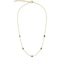 Tamaris Ketting 'Shiny Stones' gemengde kleuren