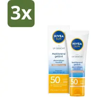 Nivea Sun – Gezichtscrème – UV BB Cream SPF 50 – 50 ml - Bulkverpakking - 3 stuks