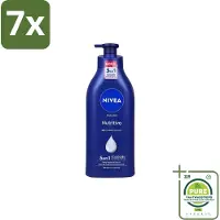 Nivea 7 x – Bodymilk – Original met Pomp – 500 ml - Grootverpakking - Bodymilk - Hydratatie - Huid Verzorging - Huidbarrière - Amandelolie