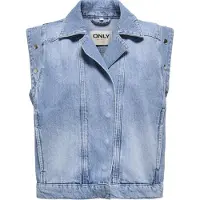 ONLY Bodywarmer 'ONLFinely' blauw denim