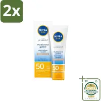 Nivea Sun – Gezichtscrème – UV BB Cream SPF 50 – 50 ml - Voordeelverpakking - 2 stuks - Bb cream - SPF 50