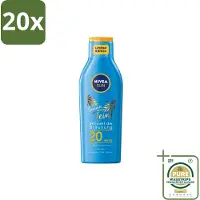 Nivea 20 x Sun – Zonnemelk – Zomerteint SPF 20 – 200 ml - Grootverpakking - Zonbescherming - Zomerteint - SPF 20 - Zonnemelk - Natuurlijke Bruining