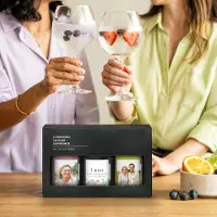 Yoursurprise Miniatuur alcoholproeverij - Pink Gin - Limoncello - Gin