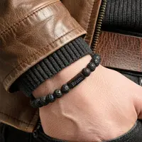Yoursurprise Lava armband graveren - M - 8mm