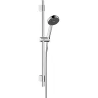 Hansgrohe Activera S - Doucheset - EcoSmart waterbesparend - Select-knop bediening - 95mm maat - met glijstang Varia 72 cm - 2 straalfuncties - Chroom