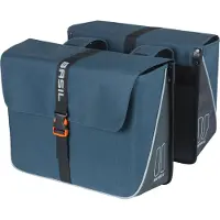 Basil Forte Double 35L Bagage Rack Bagage Navy Blauw || Maat: 35
