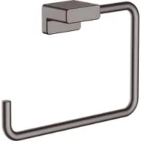 Hansgrohe Handdoekring AddStoris Geborsteld Zwart Chroom