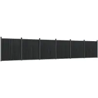 vidaXL Schuttingpaneel 1045x186 cm HKC grijs