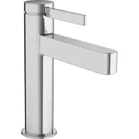 Hansgrohe Finoris - Wastafelmengkraan - Ééngreeps bediening - CoolStart energiebesparend - Met trekwaste - 110mm - Chroom