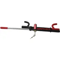 HP Autozubehör Safety-Lock Stuurvergrendeling Zwart-rood