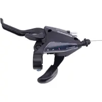 Shimano Shifter 3 speed links ST-EF500 zwart